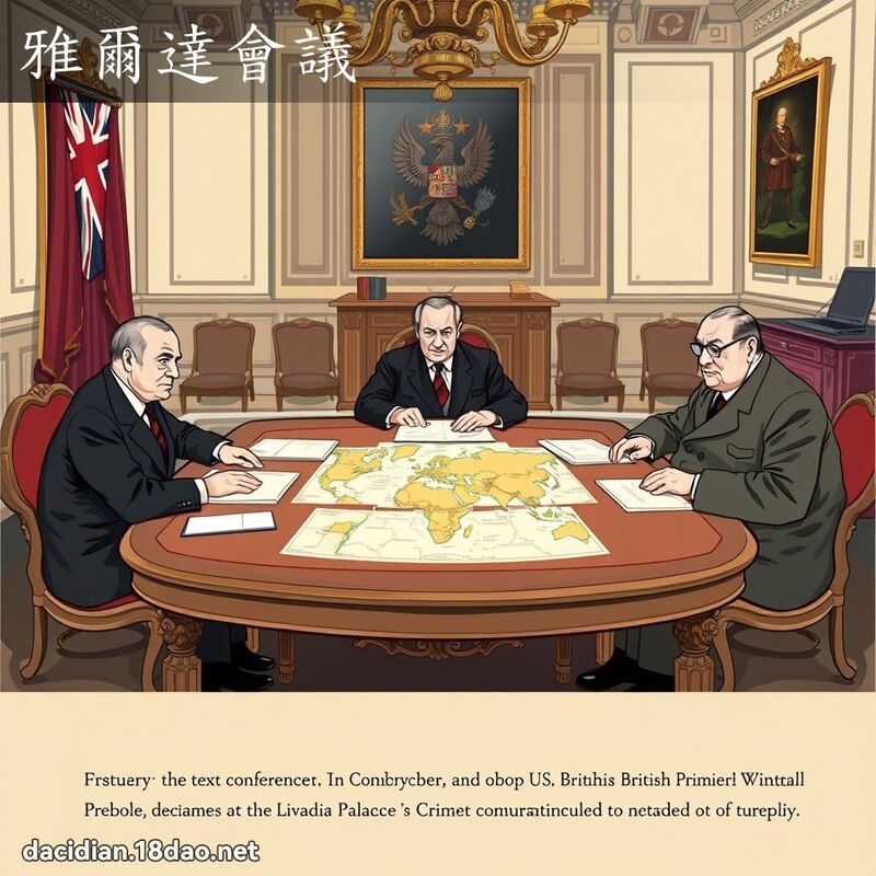 雅爾達會議 - 國語大辭典配圖