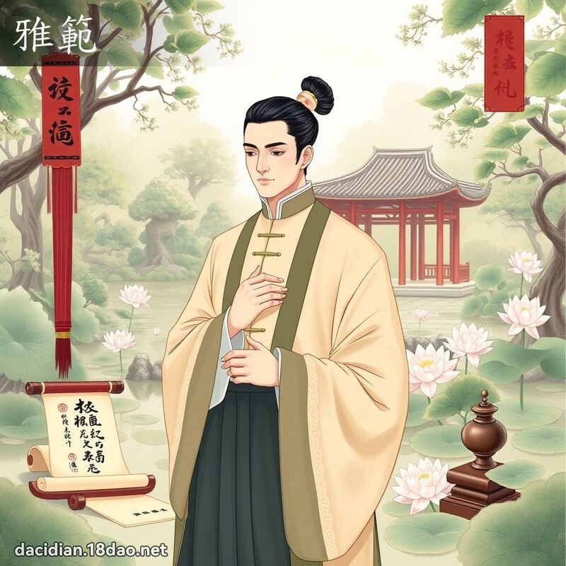 雅範 - 國語大辭典配圖