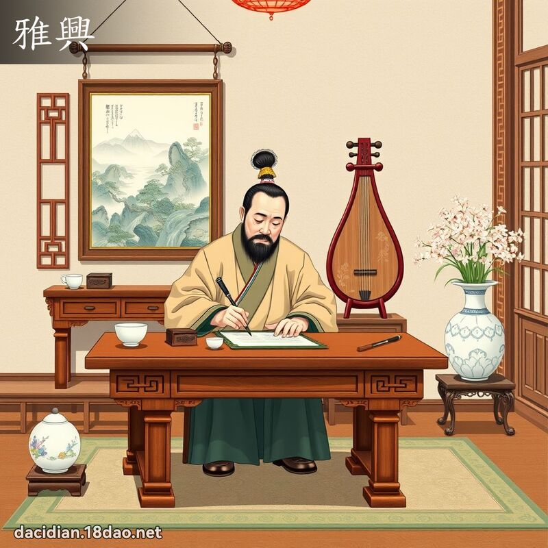 雅興 - 國語大辭典配圖
