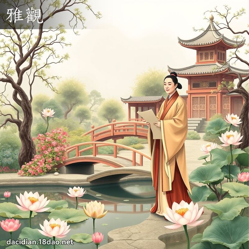 雅觀 - 國語大辭典配圖
