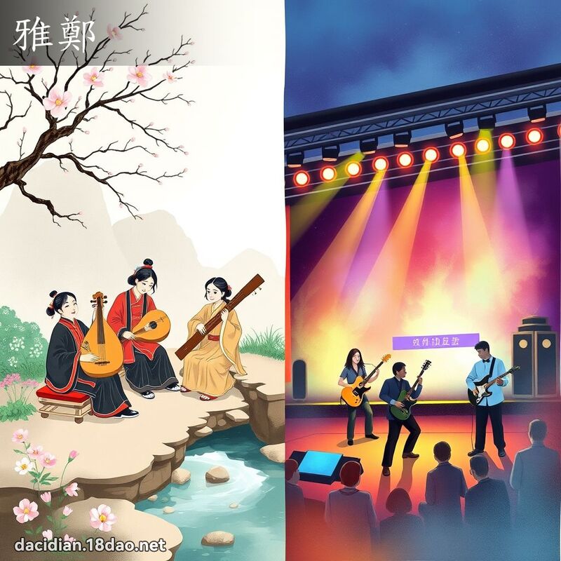 雅鄭 - 國語大辭典配圖