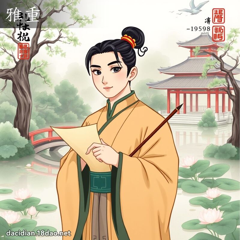 雅重 - 國語大辭典配圖