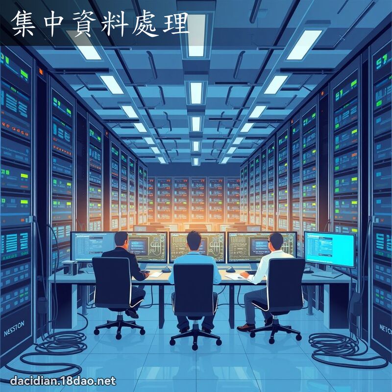 集中資料處理 - 國語大辭典配圖