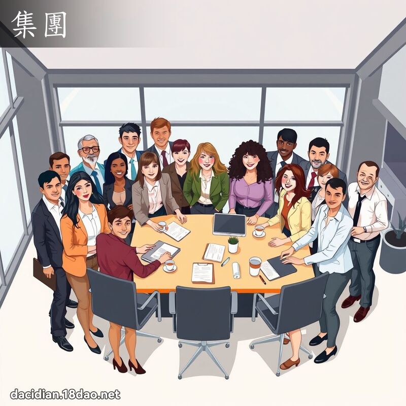 集團 - 國語大辭典配圖