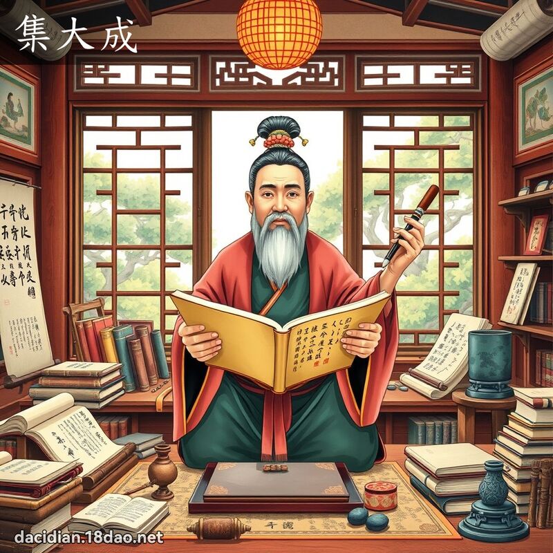 集大成 - 國語大辭典配圖