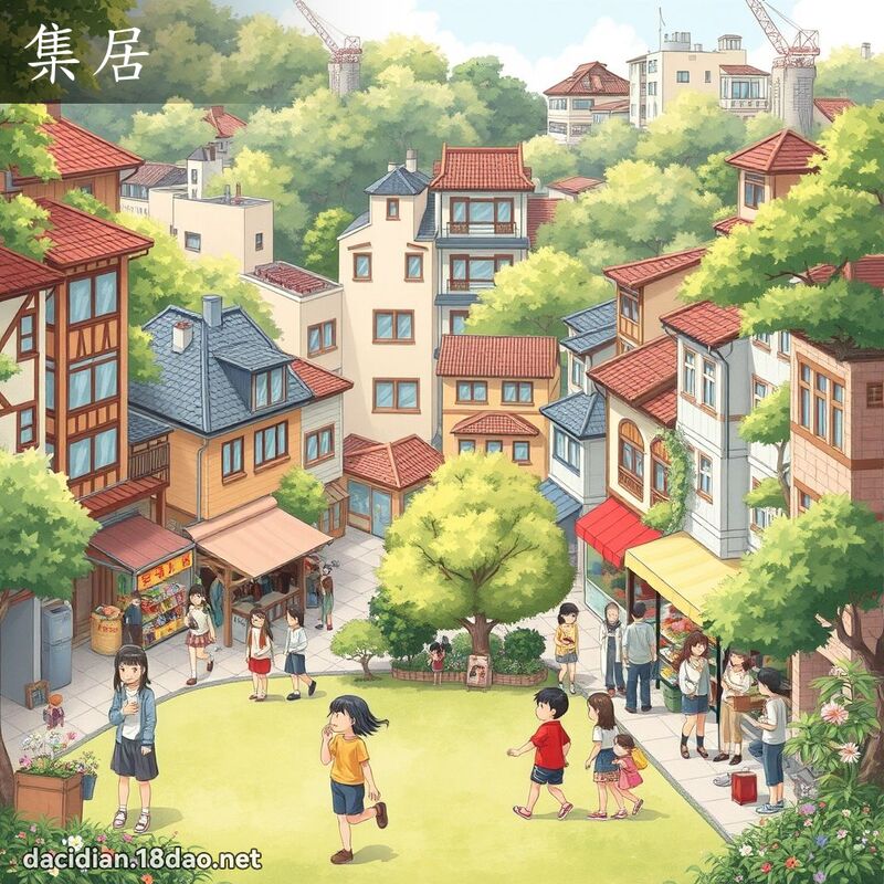 集居 - 國語大辭典配圖