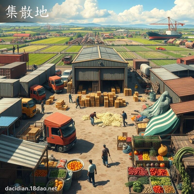 集散地 - 國語大辭典配圖