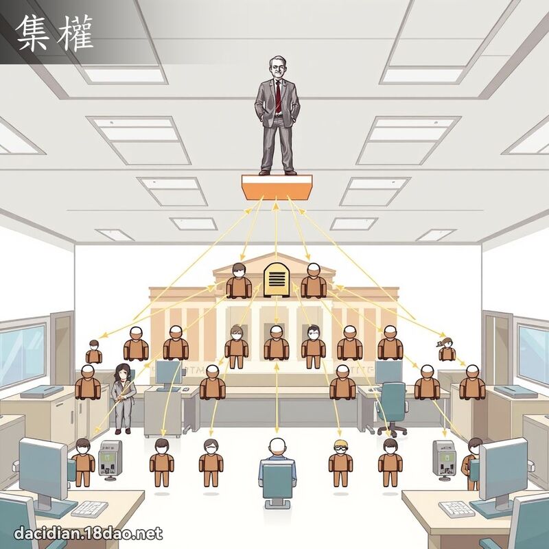 集權 - 國語大辭典配圖