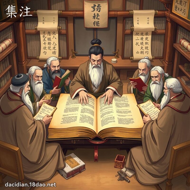 集注 - 國語大辭典配圖