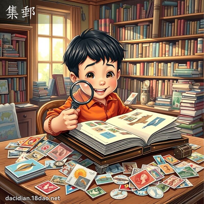 集郵 - 國語大辭典配圖