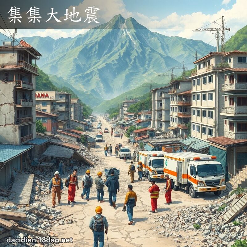 集集大地震 - 国语大辞典配图