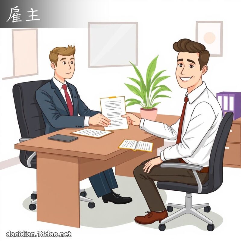 雇主 - 國語大辭典配圖