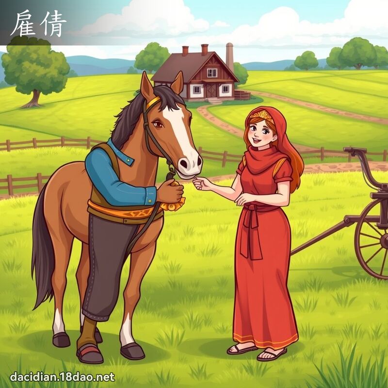 雇倩 - 國語大辭典配圖
