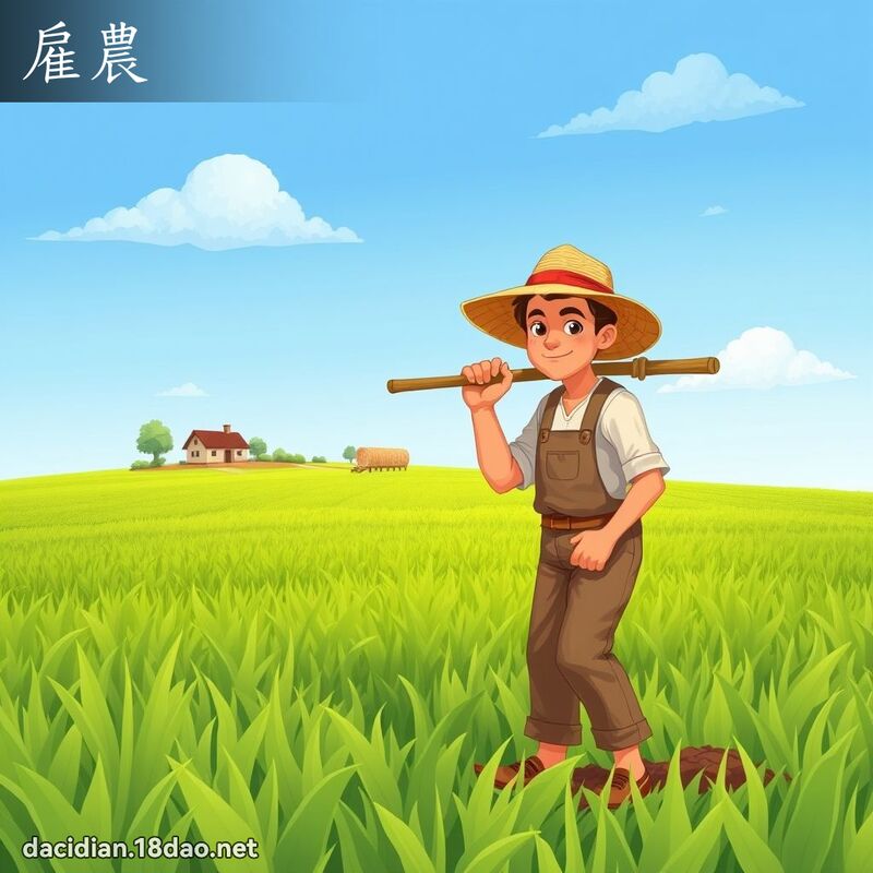 雇農 - 國語大辭典配圖