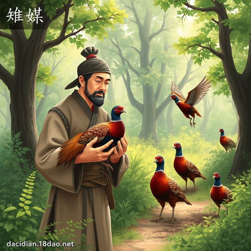 雉媒 - 国语大辞典配图