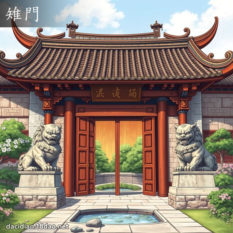 雉门 - 国语大辞典配图