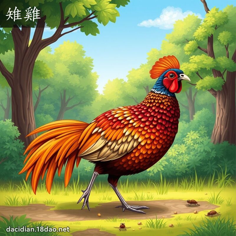 雉雞 - 國語大辭典配圖