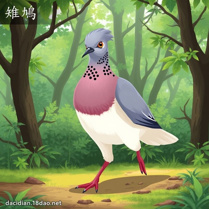 雉鳩 - 國語大辭典配圖