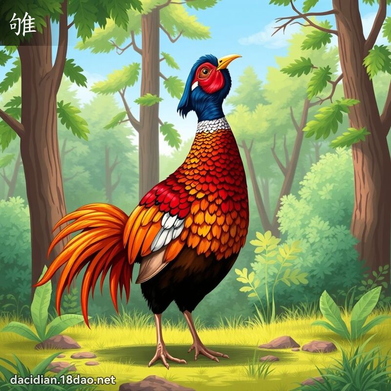 雊 - 國語大辭典配圖