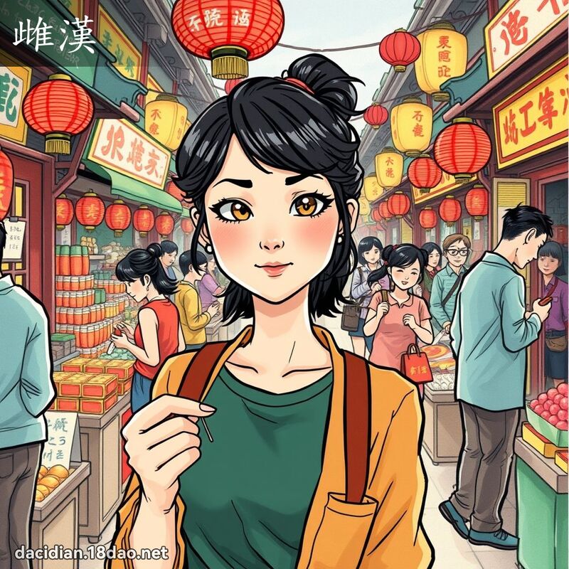 雌漢 - 國語大辭典配圖