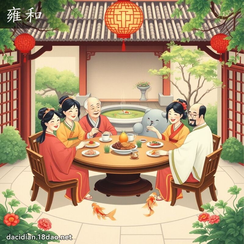 雍和 - 國語大辭典配圖