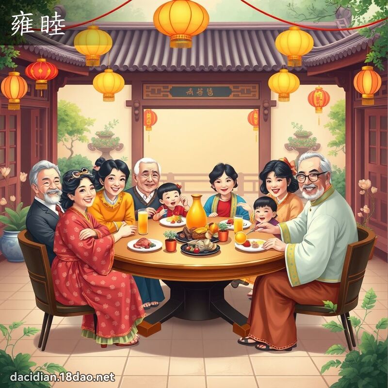 雍睦 - 國語大辭典配圖