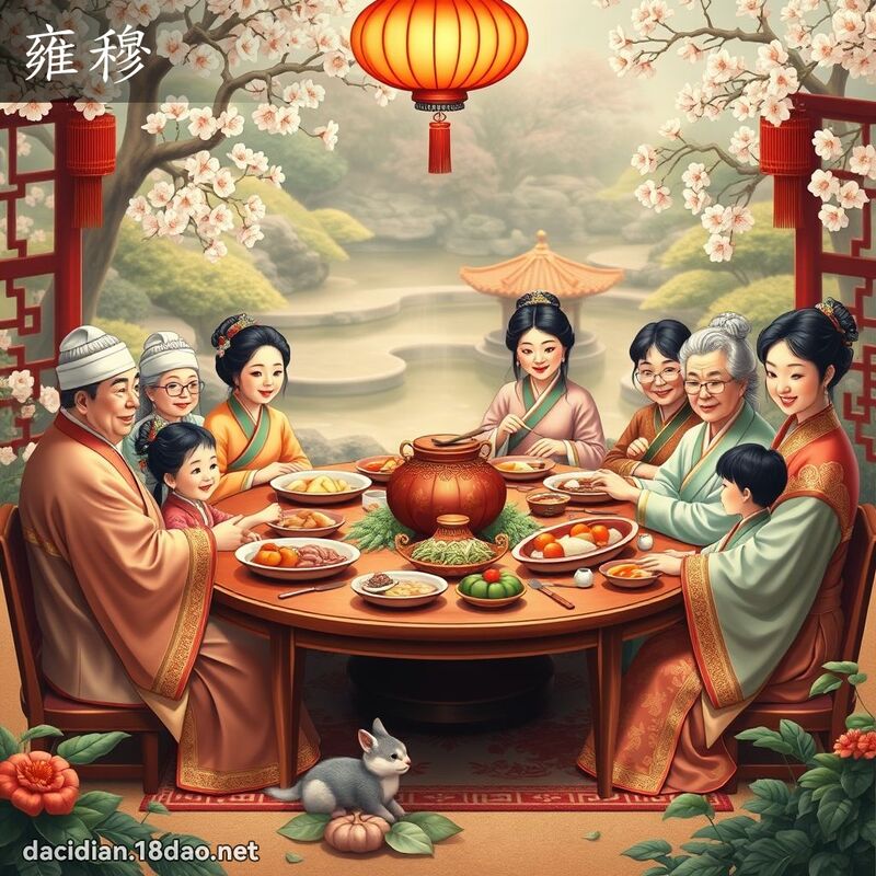 雍穆 - 國語大辭典配圖