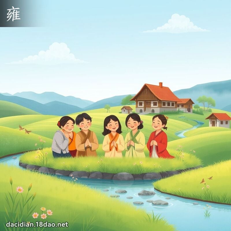 雍 - 國語大辭典配圖