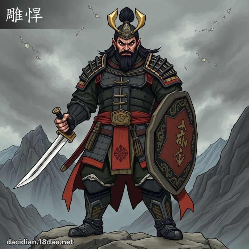 雕悍 - 国语大辞典配图