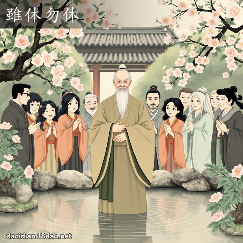 雖休勿休 - 國語大辭典配圖