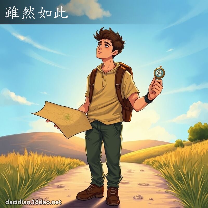 雖然如此 - 國語大辭典配圖