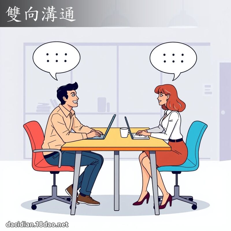 双向沟通 - 国语大辞典配图