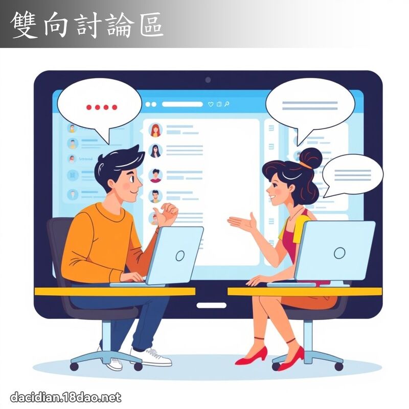 雙向討論區 - 國語大辭典配圖