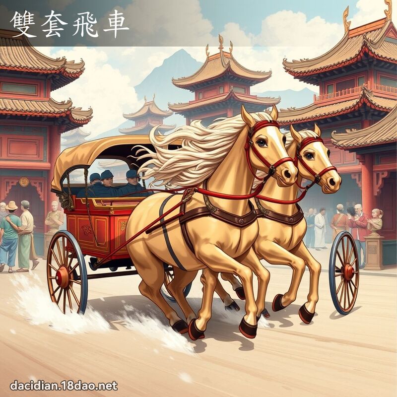 双套飞车 - 国语大辞典配图