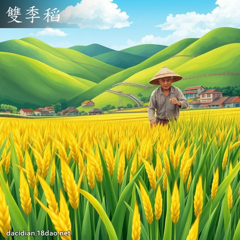雙季稻 - 國語大辭典配圖