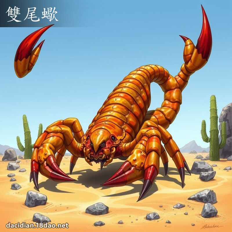 雙尾蠍 - 國語大辭典配圖
