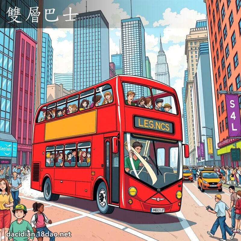 双层巴士 - 国语大辞典配图