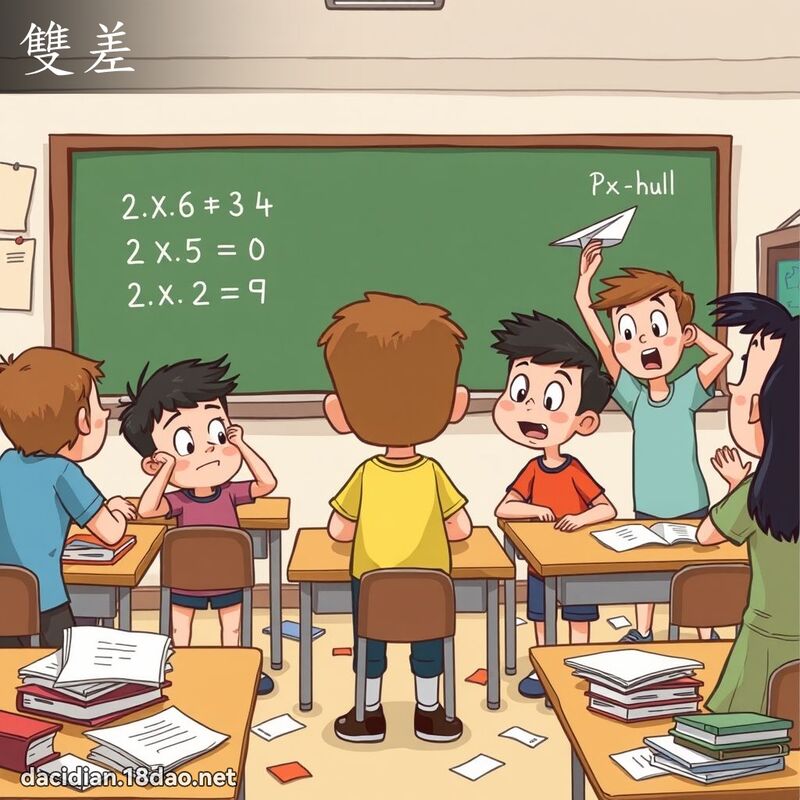 双差 - 国语大辞典配图