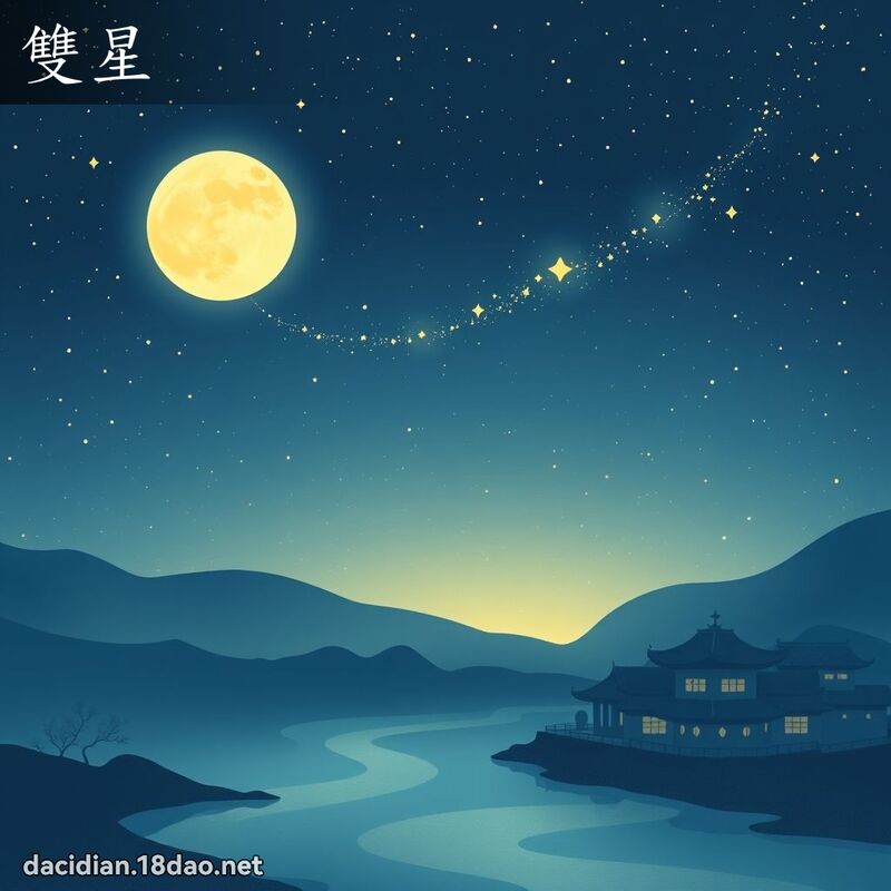 雙星 - 國語大辭典配圖