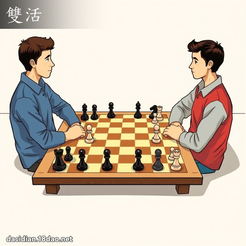 双活 - 国语大辞典配图