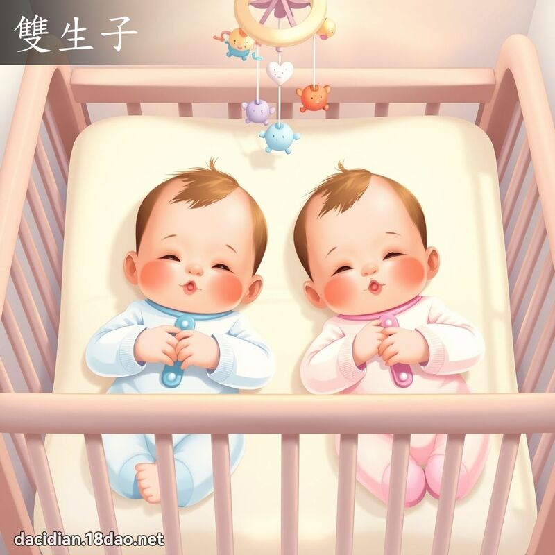 雙生子 - 國語大辭典配圖