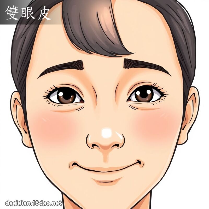 双眼皮 - 国语大辞典配图
