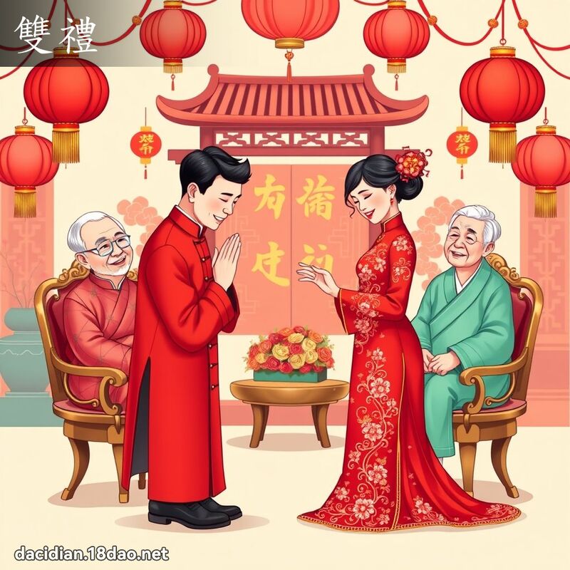 雙禮 - 國語大辭典配圖