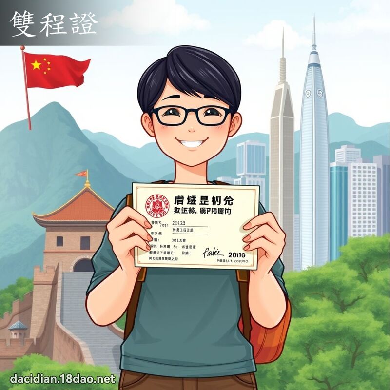 双程证 - 国语大辞典配图