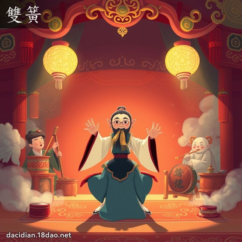 雙簧 - 國語大辭典配圖