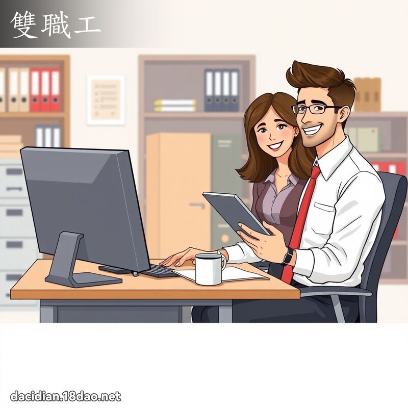 雙職工 - 國語大辭典配圖