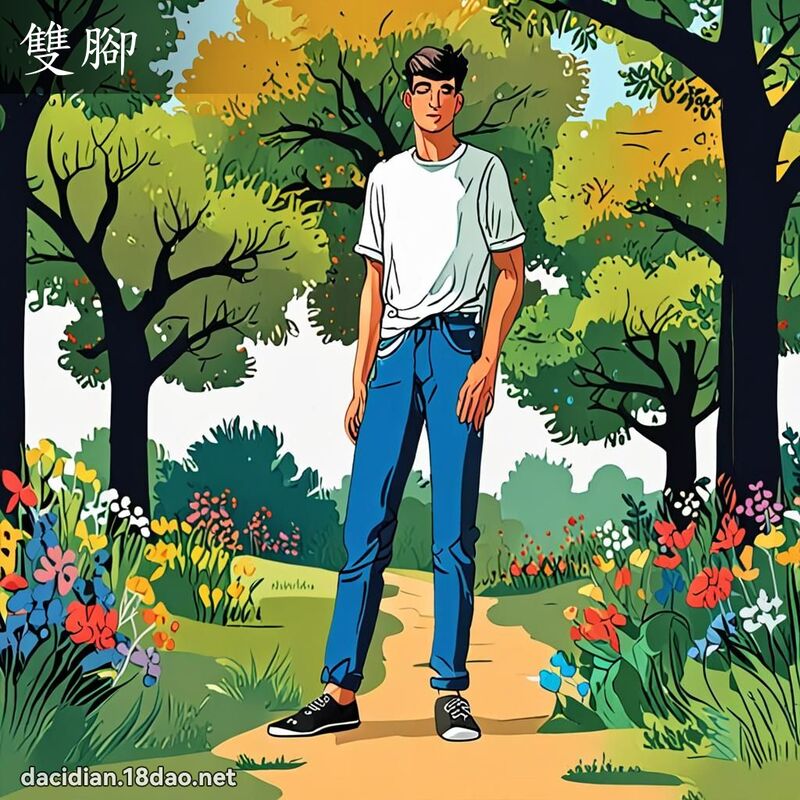 雙腳 - 國語大辭典配圖