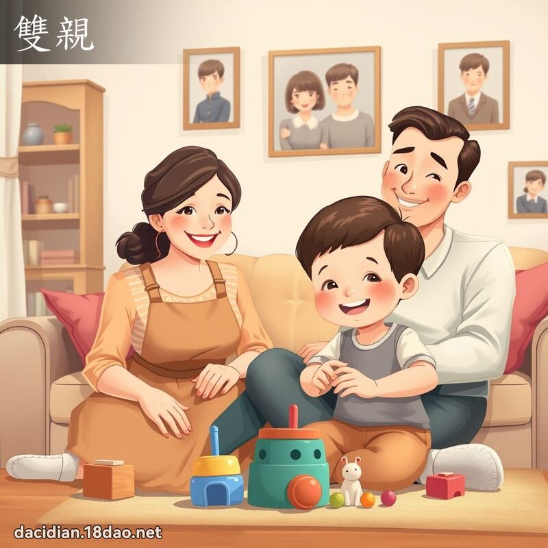 雙親 - 國語大辭典配圖