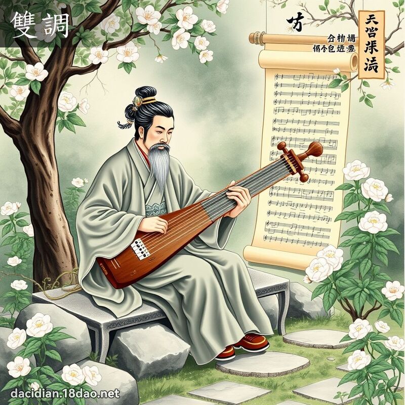 雙調 - 國語大辭典配圖