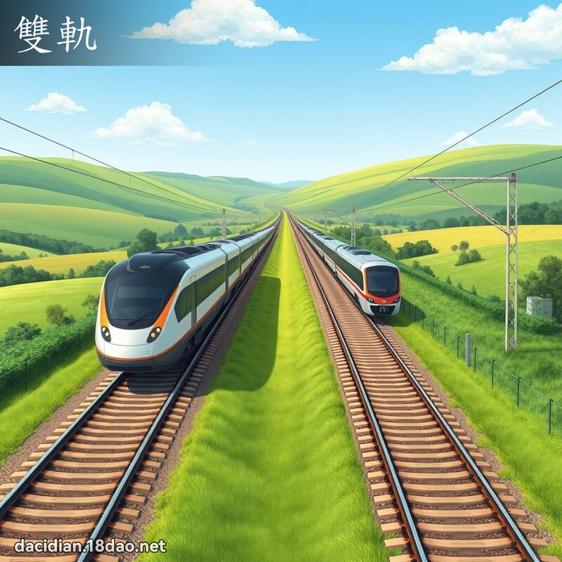 雙軌 - 國語大辭典配圖